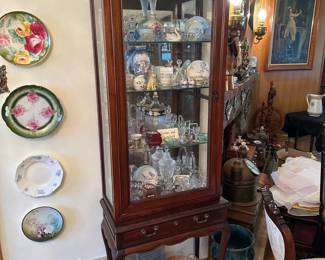 Louis XVI Style Curio Cabinet