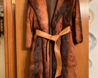Alaska Artic Furs Red Mink Fur Coat