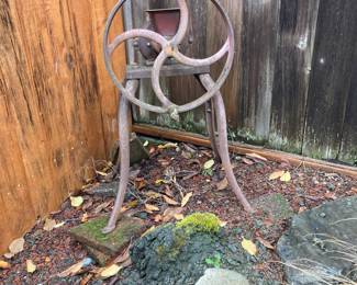 Rustic Windmill Meat Grinder