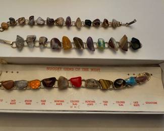 Semi Precious Gemstone Bracelets