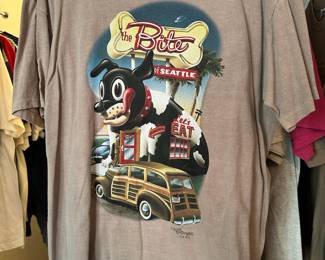 1995 The Bite of Seattle Graphic by Scott McDougan T-Shirt – Size Large