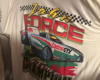 1995 John Force Castrol GTX T-Shirt - Size Large