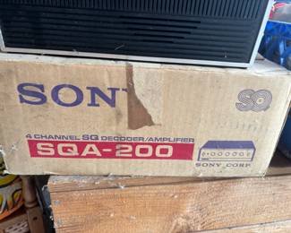 Sony 4 Channel SQ Decoder/Amplifier – Model SQA-200