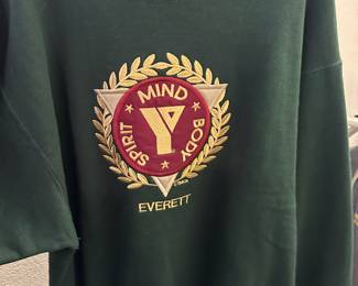 Green YMCA "Spirit, Mind, Body" Everett Crewneck Sweater – Size XL