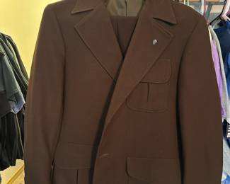 Circa 1970's Day's Sportswear Brown Blazer with Matching Slacks - Size 42