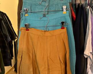 Assortment of Tweed Pleated Skirts