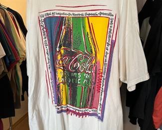 1994 Coca Cola Coke Pop Art Graphic T-Shirt