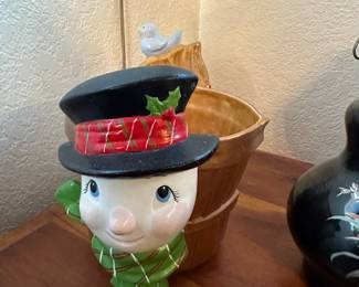 Snowman Themed Planter