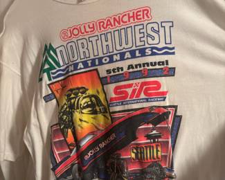1991 Jolly Rancher Northwest Nationals Racing Graphic T-Shirt