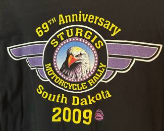 2009 Sturgis Motorcycle Rally - South Dakota 69th Anniversary T-Shirt
