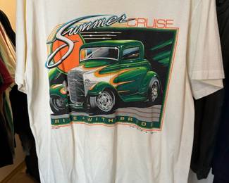 1990 Summer Cruise "Ride with Pride" Graphic T-Shirt - Size Large