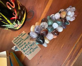 Polished Semi-Precious Stones Grape Cluster