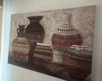 Canvas Print of Pottery Vessels