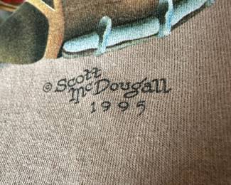 1995 The Bite of Seattle Graphic by Scott McDougan T-Shirt – Size Large