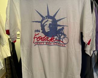 1986 Kodak Liberty Ride Festival Graphic T-Shirt