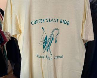 Custer's Last Rid Sitting Bull's Vision T-Shirt – Size Large
