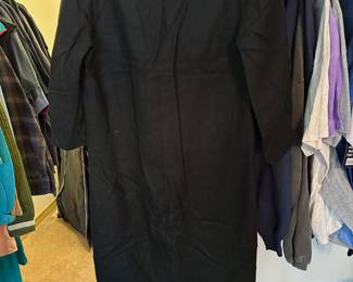 Circa 1960's Black Crewneck Mini Dress