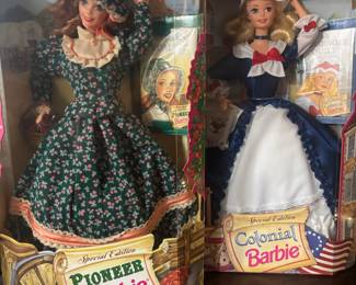 1994 Mattel Special Edition Pioneer Barbie in Box, 1994 Special Edition Colonial Barbie in Box