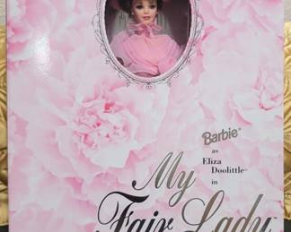 1995 Mattel Barbie as Eliza Doolittle in My Fair Lady Collectors Doll in Box