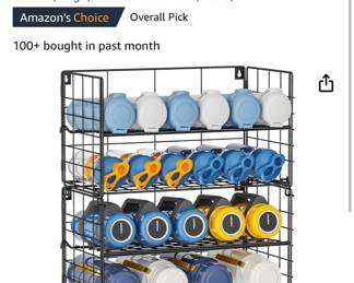 New in Box Water Bottle Organizer