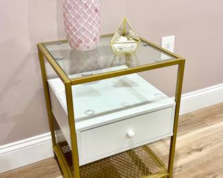 Gold End Table / Side Table