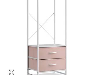 NEW in Box Clothing Rack with Drawers
