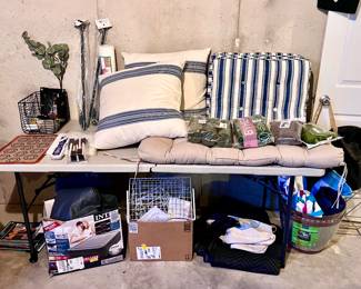 Indoor / Outdoor Cushions and Pillows, Air Mattress and Misc.