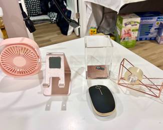 Office Items and Tablet Holders