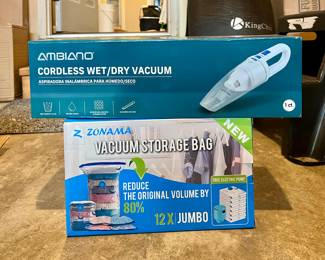 New in Box Vacuum and Storage Bags