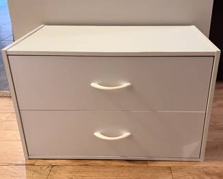 White Storage Drawers