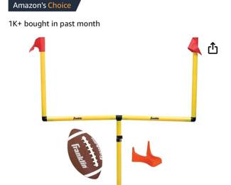 New in Box Franklin Football Goal Post