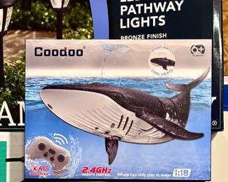 New in Box Remote control Whale Swimming Pool Toy