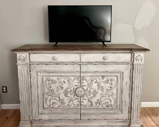 White Console Cabinet