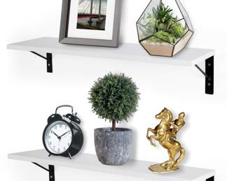 New in Box White Shelves