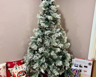 Christmas Trees and New in Box Toys