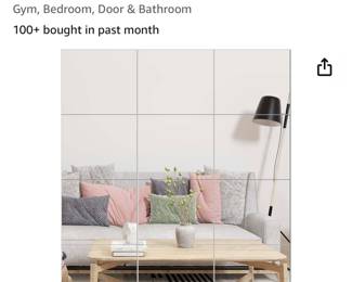 New in Box Mirror Tiles