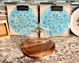 New Lazy Susan’s and Dessert Stand