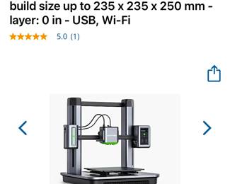 AnkerMake M5 FDM 3D Printer Bundle Comes with 4 Things of Filament ( New in Box)