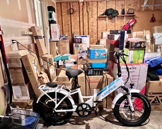 Electric Bike / Bicycle and Lots of NEW in Box Items