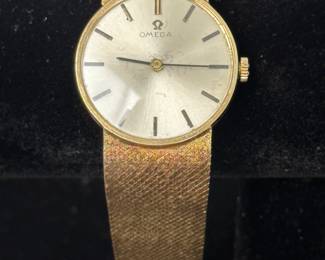 14k Solid Gold Omega Watch