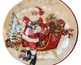 Susan Winget Christmas Platter