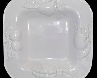Stonelite White Square Bowl