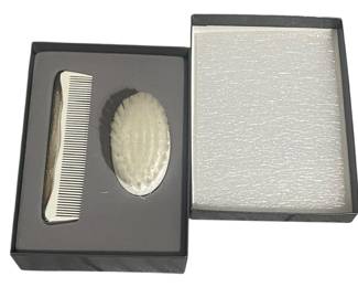 Eastern Sterling Silver Brush Comb