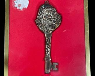 NEW Gorham Old Saint Nicks Key Ornament