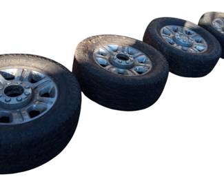 Four 35X12.50R202 Toyo Tires