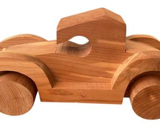Vintage Wooden Car