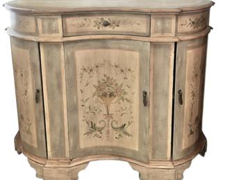 Italian Florentine Console Cabinet