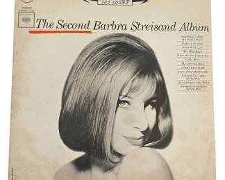 Barbra Streisand 2nd Album Vinyl