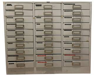 Tennsco Tool Cabinet with Assorted Tools