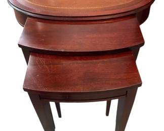 Brandt Mahogany Nesting Tables